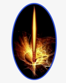 The Flaming Sword Is A Built-in Divine Security System - Flame, HD Png Download, Transparent PNG
