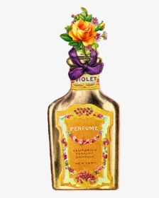 Vintage Perfume Png Pic - Perfume Bottle Illustration Png, Transparent Png, Transparent PNG