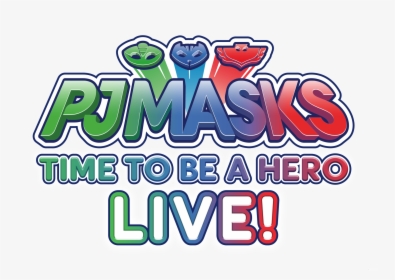 Pjmaskspresslogo - Pj Masks Time To Be A Hero Png, Transparent Png, Transparent PNG