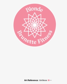 Blonde Brunette Fit Sticker - Circle, HD Png Download, Transparent PNG