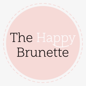 The Happy Brunette - Etiqueta En Forma De Flor, HD Png Download, Transparent PNG