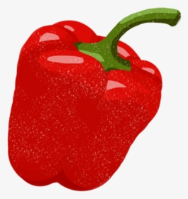 Red Pepper - Red Bell Pepper, HD Png Download, Transparent PNG
