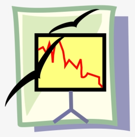 Line Graph, Screen, Seagulls, Presentation, Yellow - Statistics Clip Art, HD Png Download, Transparent PNG