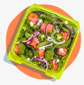 Salad In A To-go Box - Garden Salad, HD Png Download, Transparent PNG