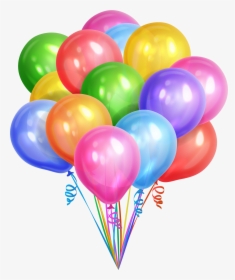 Balloons Dream Colorful Free Clipart Hq Clipart - Balloons With White Background, HD Png Download, Transparent PNG