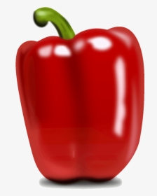 Red Bell Pepper Clipart , Png Download - Red Bell Pepper Clipart, Transparent Png, Transparent PNG