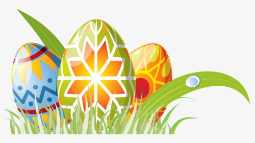 Easter Eggs In Grass Clipart - Easter Eggs In Grass Png, Transparent Png, Transparent PNG