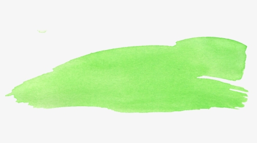 Green And Yellow Watercolor Paint Stroke, HD Png Download, Transparent PNG