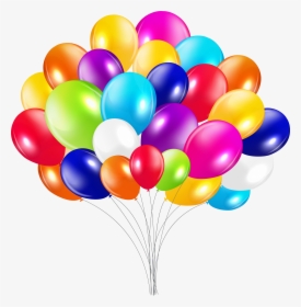 Bunch Of Balloons Png Clipart Image - Up House With Balloons Clipart, Transparent Png, Transparent PNG