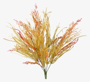 Fall Plastic Leaf Berry Bush - Grass, HD Png Download, Transparent PNG
