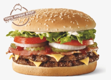 Ultimate Double Whopper® - Aussie Burger Hungry Jacks, HD Png Download, Transparent PNG