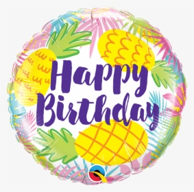 Happy Birthday Pineapple Foil, HD Png Download, Transparent PNG