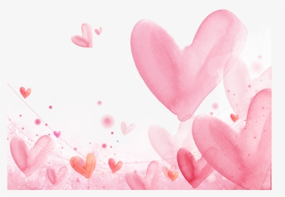 Pink Valentines Day Background, HD Png Download, Transparent PNG