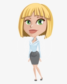 Mel As Miss Always Right - Cartoon Blonde Woman Transparent, HD Png Download, Transparent PNG