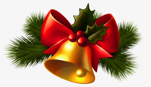 Christmas Free Cliparts For - Christmas Bell Png, Transparent Png, Transparent PNG