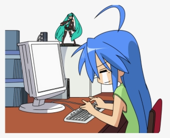 Lucky Star Computer Gif, HD Png Download, Transparent PNG