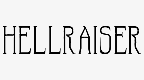 Hellraiser - Hellraiser Logo Font, HD Png Download, Transparent PNG
