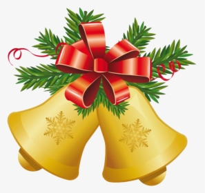 Download Christmas Bell Png - Clip Art Christmas Bells, Transparent Png, Transparent PNG