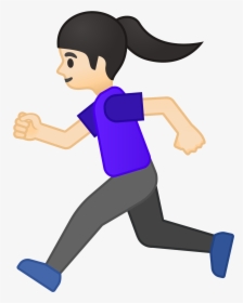 File Noto Oreo F - Running Woman Symbol, HD Png Download, Transparent PNG
