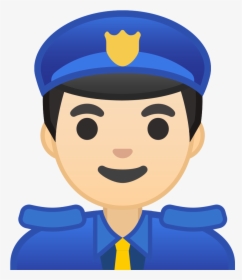 Download Svg Download Png - Police Officer Emoji, Transparent Png, Transparent PNG