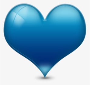 Blue Heart Png Transparent Clipart , Png Download - Transparent Background Blue Heart, Png Download, Transparent PNG