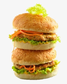 Burger Vector Big Mac - Hamburger, HD Png Download, Transparent PNG