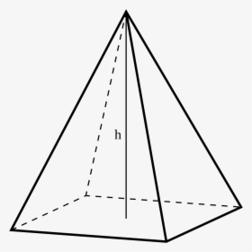 Pyramid Drawing Dimensional And Egyptian Pyramids Line - Triangle, HD Png Download, Transparent PNG