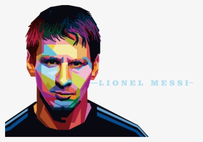 Colorful Messi National Football Barcelona Avatar Player - Lionel Messi, HD Png Download, Transparent PNG