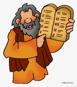 The Co Writing Clay - Moses Ten Commandments Clipart, HD Png Download, Transparent PNG