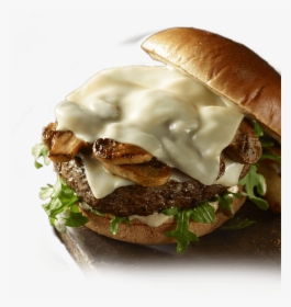 Have A Mushroom Swiss Burger For Lunch At Longhorn - Longhorn Mushroom Swiss Burger, HD Png Download, Transparent PNG