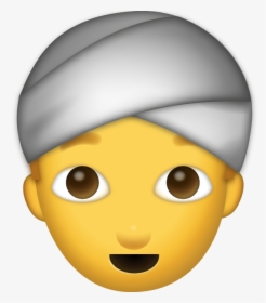 Iphone Man With Turban Emoji, HD Png Download, Transparent PNG