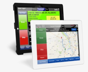 Tablets With Map Data - Tablet Computer, HD Png Download, Transparent PNG