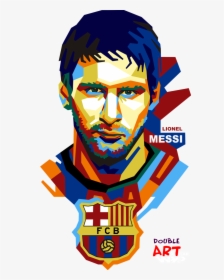 Transparent Messi Face Png - Ronaldo Cristiano Pop Art, Png Download, Transparent PNG