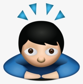 Person Bowing Deeply Emoji, HD Png Download, Transparent PNG