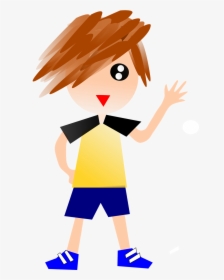 Boy Soccer Player Sportive Free Picture - Carton Boy, HD Png Download, Transparent PNG