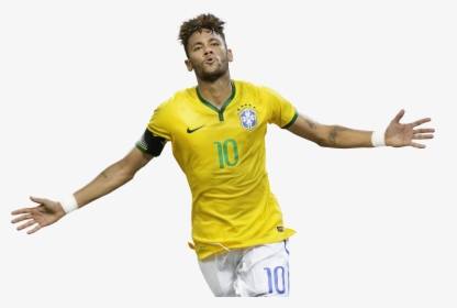 Neymar Render Athlete Png - Neymar Jr Png Brazil, Transparent Png, Transparent PNG