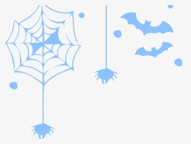 Free Online Spider Webs Spiders Bats Vector For Design - Spider, HD Png Download, Transparent PNG