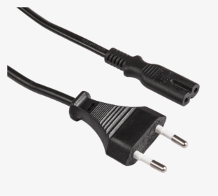 France Standard Top Quality Ac Power 2 Flat Pin Round - Usb Cable, HD Png Download, Transparent PNG