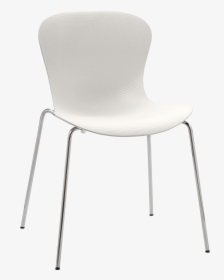 Nap Chair Kasper Salto Milk White Chrome Steel Base - Chair, HD Png Download, Transparent PNG