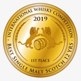 Best Single Malt Scotch 12 Yrs Gold - International Whisky Competition 2018 3rd Place, HD Png Download, Transparent PNG