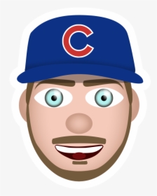 Chicago Cubs Sticker - Kris Bryant Emoji, HD Png Download, Transparent PNG