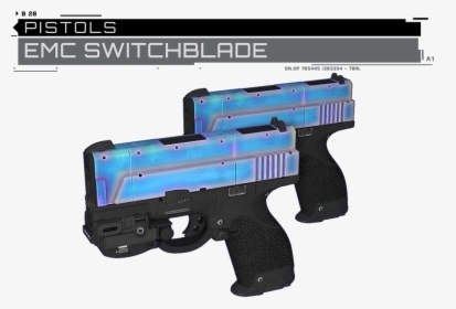 Replaces Pistols With Emc Switchblade From Call Of - Cod Infinite Warfare Emc, HD Png Download, Transparent PNG