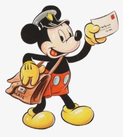 Mickey Mouse Mail Man - Mickey Mouse Mail Carrier, HD Png Download, Transparent PNG