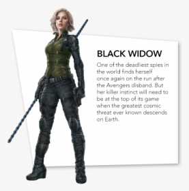 Marvel Infinity War Black Widow, HD Png Download, Transparent PNG