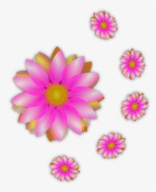 Pink,flower,petal - Flowers Graphics, HD Png Download, Transparent PNG