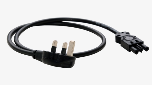 Starter Lead 3 Pole Connector To Uk Plug - Usb Cable, HD Png Download, Transparent PNG