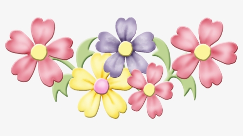 Flower Clipart Picasa Baby - Flower In A Row, HD Png Download, Transparent PNG