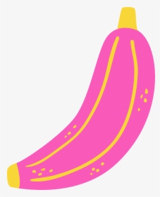 - Pink Bananas Clipart - Free Summer Fruit Clipart Transparent Background, HD Png Download, Transparent PNG
