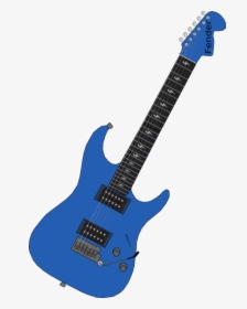 Electric-guitar - Blue Electric Guitar Png, Transparent Png, Transparent PNG