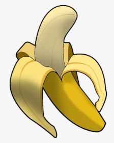 Clip Art Banana - Peeled Banana Clipart, HD Png Download, Transparent PNG